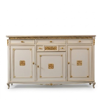 Sideboard white sideboard dresser drawers wood with gold sideboard sideboard New