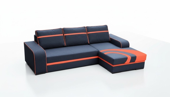 Sofa bed corner sofa couch bed function upholstered corner suite sleeping function new