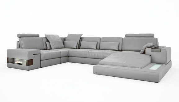 Sofa Bed Design Upholstery Textile Corner Living Room Sofa Corner Sofa Fabric U-Form