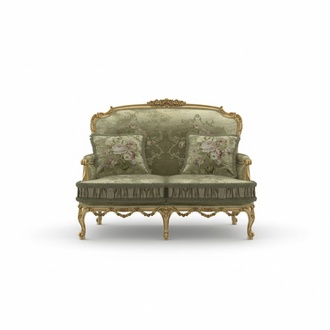 Sofa 2 Seater Classic Couches Luxury Furniture Upholstery Two Seater