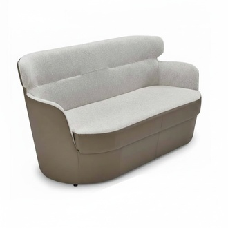 Sofa 2-Seater Design Upholstered Modern Leather Two-Seater Couch Living Room