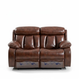 Sofa 2 seater design upholstery modern leather fabric living room two seater