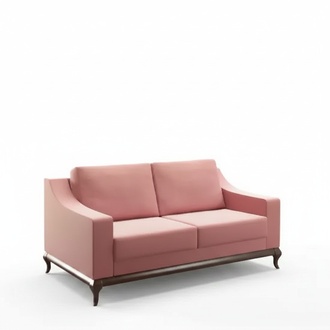 Sofa 2 Seater Living Room Design Furniture Style Modern New Pink Luxury