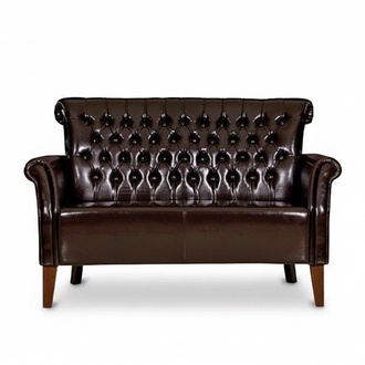 Sofa 2-seater luxury furniture office furniture wooden 2-seater sofa leather sofas armchairs fabric