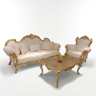 Sofa 3+3 Seater Chesterfield Luxury Sofa 2 Piece Set Classic Furniture