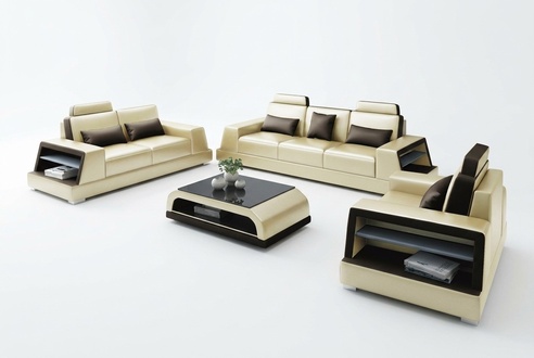 Sofa 3+3 Sofa set couch upholstery complete set design leather 2-piece sets