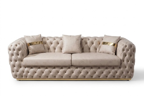 Sofa 3 Seater Chesterfield Sofas Luxury Three Seater Modern Design Living Room Furniture