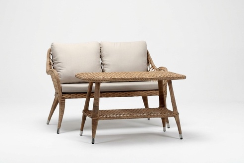 Sofa 3-seater coffee table set sofas three-seater rattan table luxury modern