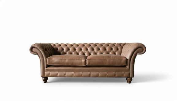 Sofa 3 seater Couch design Chesterfield Seat Set Leather Textile Upholstery New
