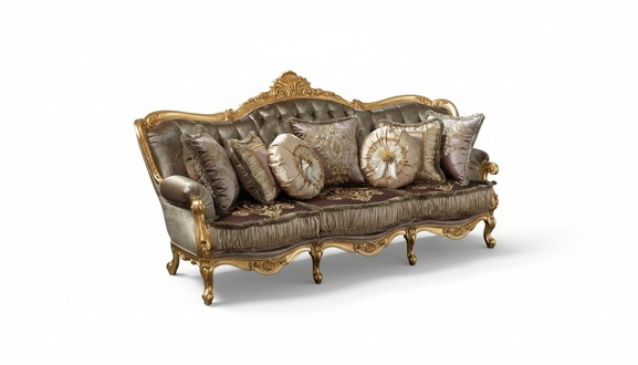 Sofa 3-seater couches sofas art deco three-seater textile sofas couch upholstery new