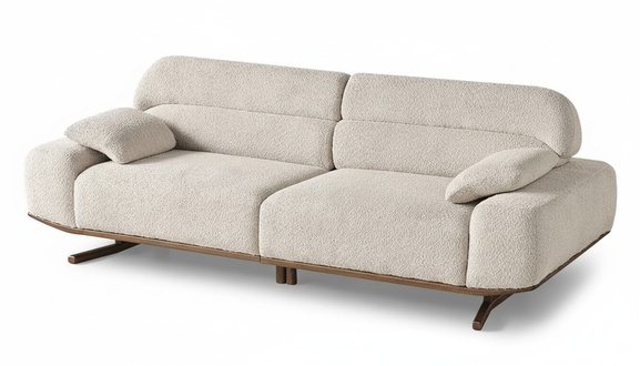 3-Seater Sofa Modern Living Room Upholstered Furniture Three-Seater Upholstered Sofa