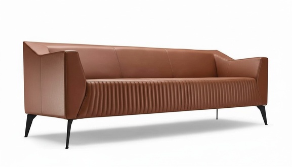3-Seater Sofa Modern Design Upholstered Sitting Leather Furniture