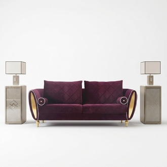 Sofa 3 seater Sofas Couch Upholstery Set Metal Design Modern Couches Velvet