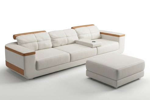 Sofa 3 seater Textile Sofas Couch Upholstery Luxury Sofa Modern Style Big xxl couches