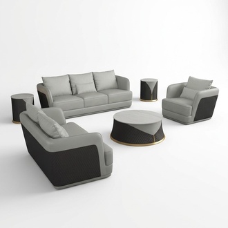 Sofa 3 Seater Three Seater Design Sofa Leather Sofa Modern Sofa Couches xxl big new
