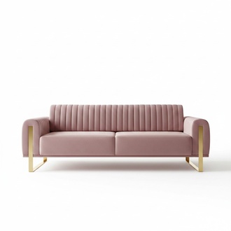 Sofa 3-seater upholstered coffee table wood luxury living room quality elegance