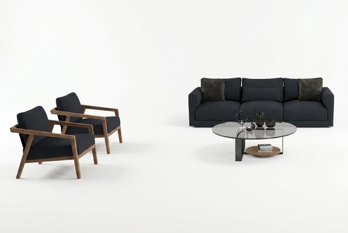 Sofa 3-seater with armchair - The aesthetics of coziness - every day