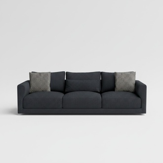 Sofa 3-seater with armchair: Softness and style in every detail.