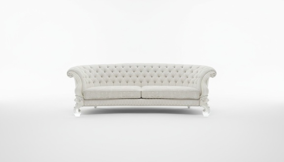 Sofa 4 seater Couch design Chesterfield Upholstery Seat Set Leather Textile New