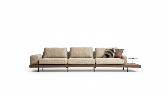 Sofa 5 Seater Luxury Upholstered Sofa New Design Textile Living Room Modern