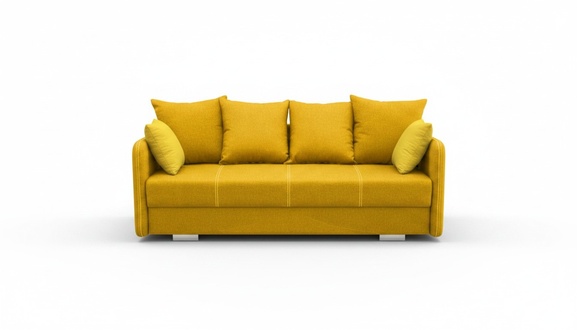 Sleeper sofa fold-out couch 3-seater with sleeping function + storage box couch sofa fold-out sofa