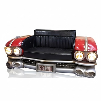 Sofa Car Half Vehicle Retro Cinema Couch Upholstery Set Leather Sofa Couchen