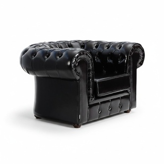Chesterfield Design Sofa Armchair Couch Upholstered Luxury Leather Couches 1 Seater