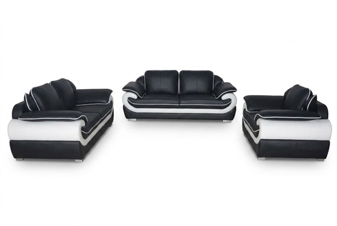 Sofa Couch Seat Upholstery Complete Set Leather Suite 3+2+1 Sofas with USB Designer