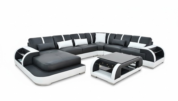 Sofa couch upholstery corner set fabric sofas leather corner sofa U-shape living area