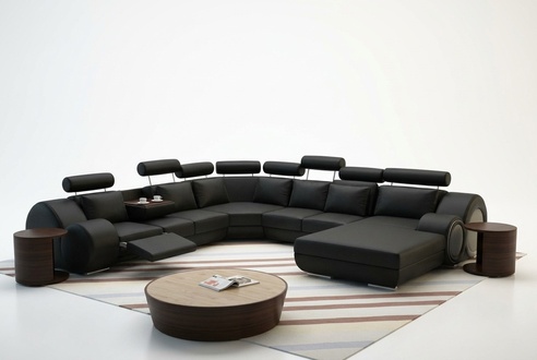 Sofa Designer Living Area U-Shape Couch Corner Sofa Upholstered Set Corner Set