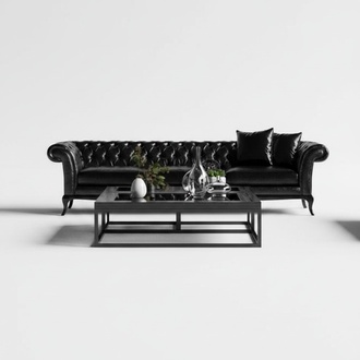 Sofa in a modern style. Concise. Comfortable. Tasteful.