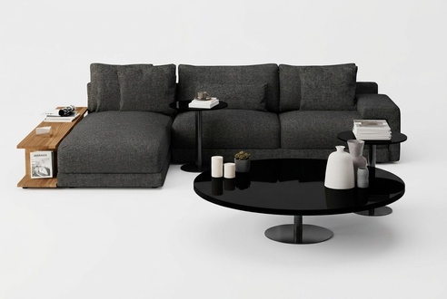 Sofa in stylish design The elegant simplicity of coziness