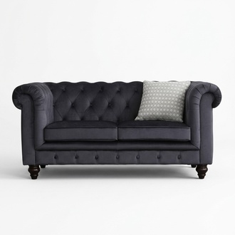 Sofa Luxury Textile Chesterfield Couch Sofas Upholstery 2-Seater Two Seater Couches