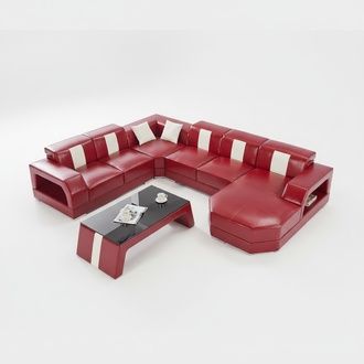 Sofa seat corner set upholstered corner couch design luxury leather couches new