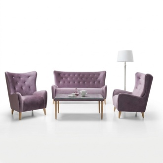 Sofa Set 2,50+1+1+Couch Table Sofa Chesterfield Complete Set Set Couch