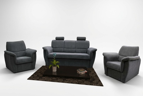 SOFA SET 3+1+1 SEATER SLEEP FUNCTION STORAGE BOX UPHOLSTERED SET SOFA COUCH NEW
