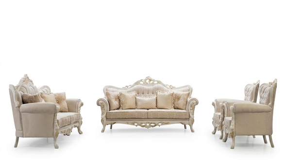 Sofa Set 3+3+1+1 Seater Set Design Sofa Upholstery Classic Couches