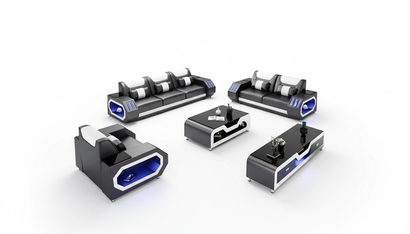 Sofa set 321 seater modern sofa leather sofa designer sofa living area new