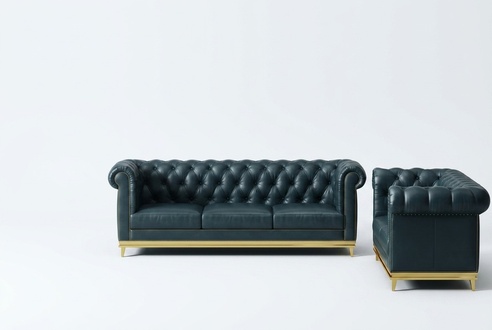 3+2 sofa set seater Chesterfield living area sofas couches upholstery