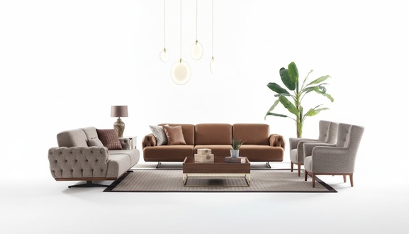 Sofa Set 4 Piece Set Couch Sofa Furniture Set Design Chesterfield