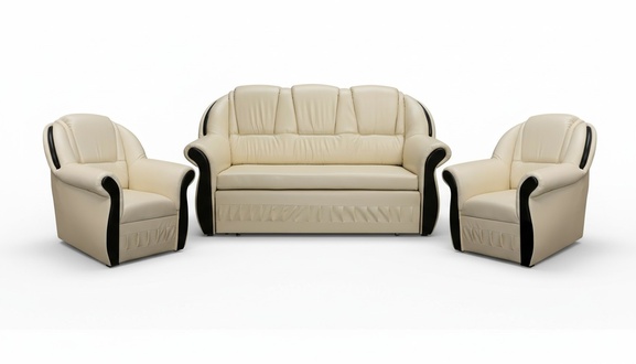 Sofa Set Sofa Upholstered Seat Couches 3+1+1 Sleeper Sofa Bed Drawer