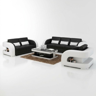 Sofa set leather sofa USB sofa couch living room furniture sets 3+2+1 new