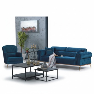 Sofa set living landscape couch sofa seating group upholstered furniture seating group 2-piece