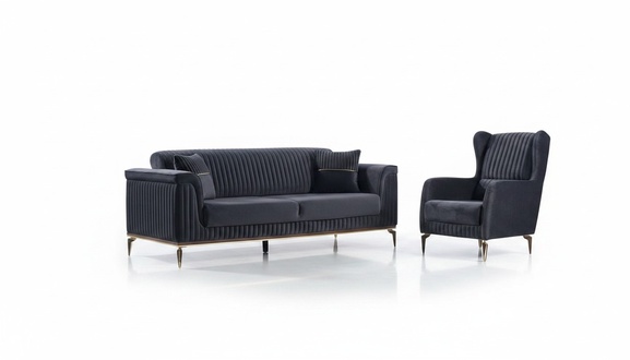 Sofa sofa set living area couch seating group upholstered furniture seating group 3+1