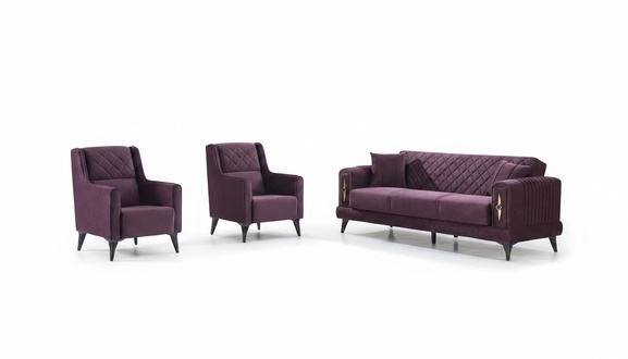 Sofa set living area couch sofa seating group seating furniture 3-piece