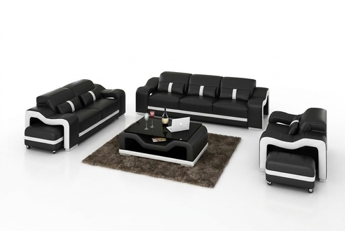 Modern sofa set 3+1+1 complete furniture set new living room