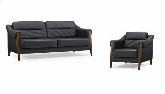 Living room sofa set 3 + 1 seat upholstered furniture 2 pcs modern furniture
