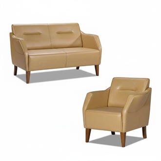 Sofa set Sofa 3+1 seat chair Modern furniture 2 pieces Beige living room