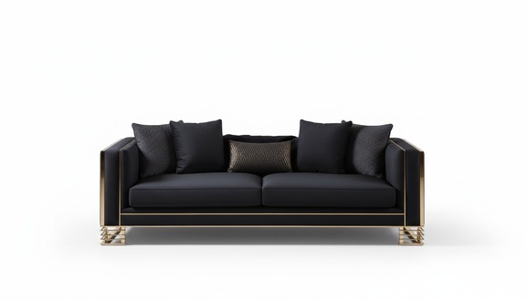 Sofa set sofa armchair 3 + 3 + 1 seater coffee table side table set 5 pieces