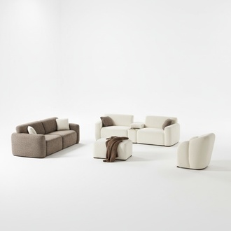 Sofa Set Sofa Suite Relax Lounge Upholstered Seating Group Sofa Couch 3-piece